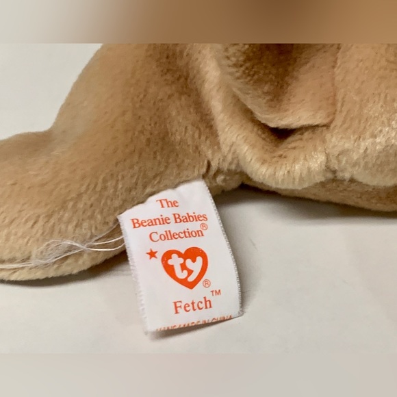TY BEANIE BABIES Vintage 1998 Fetch the Dog Golden Retriever Stuffed Animal - Picture 5 of 12